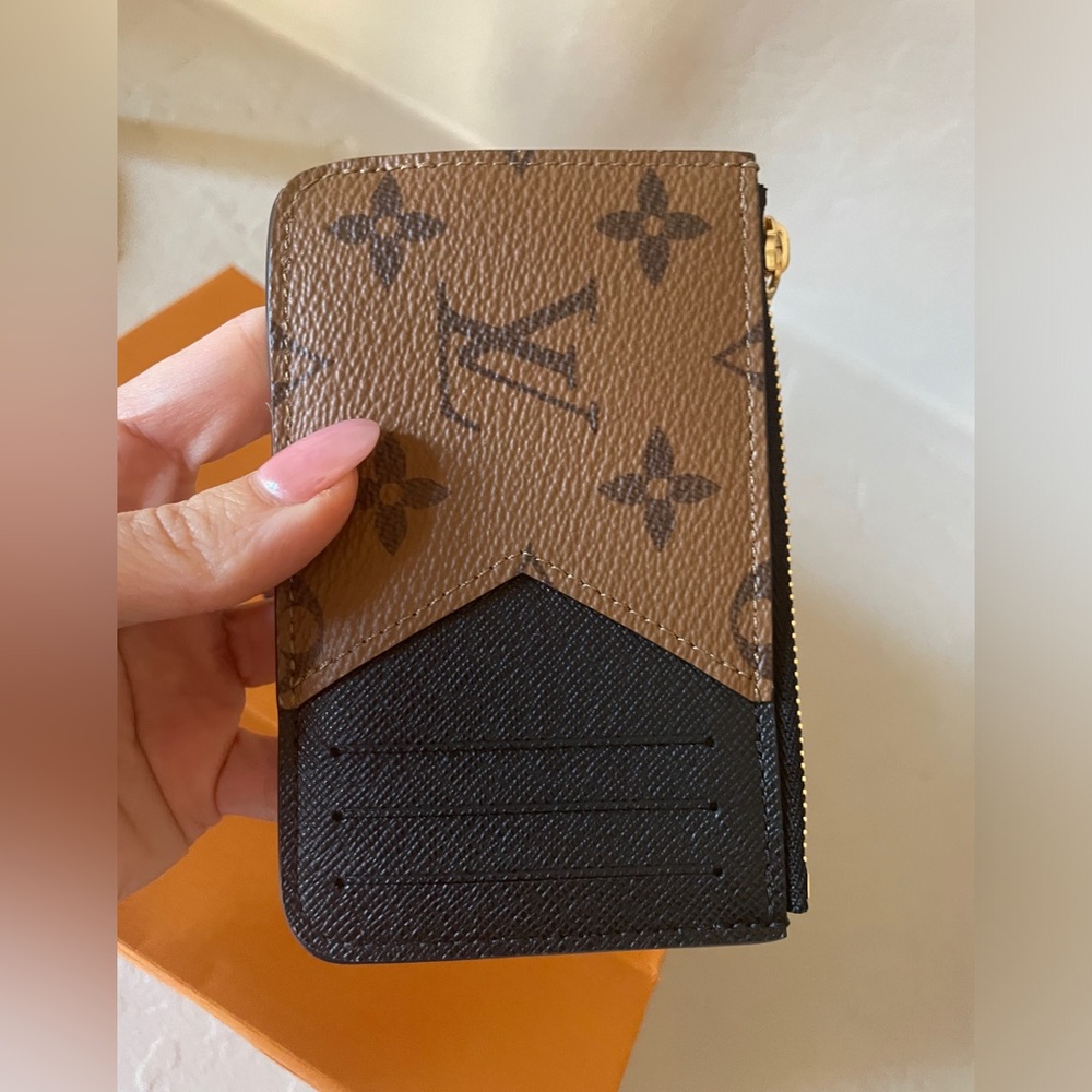 NWT Louis Vuitton Wallet Card Holder Romy Reverse Monogram FULL SET - Picture 13 of 17